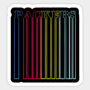 Packers Retro Sticker